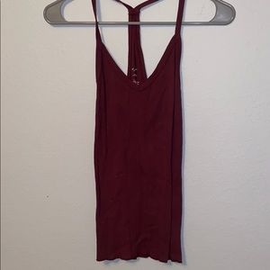 Small maroon tanktop